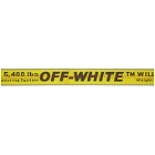 Off-White Yellow Industrial Belt