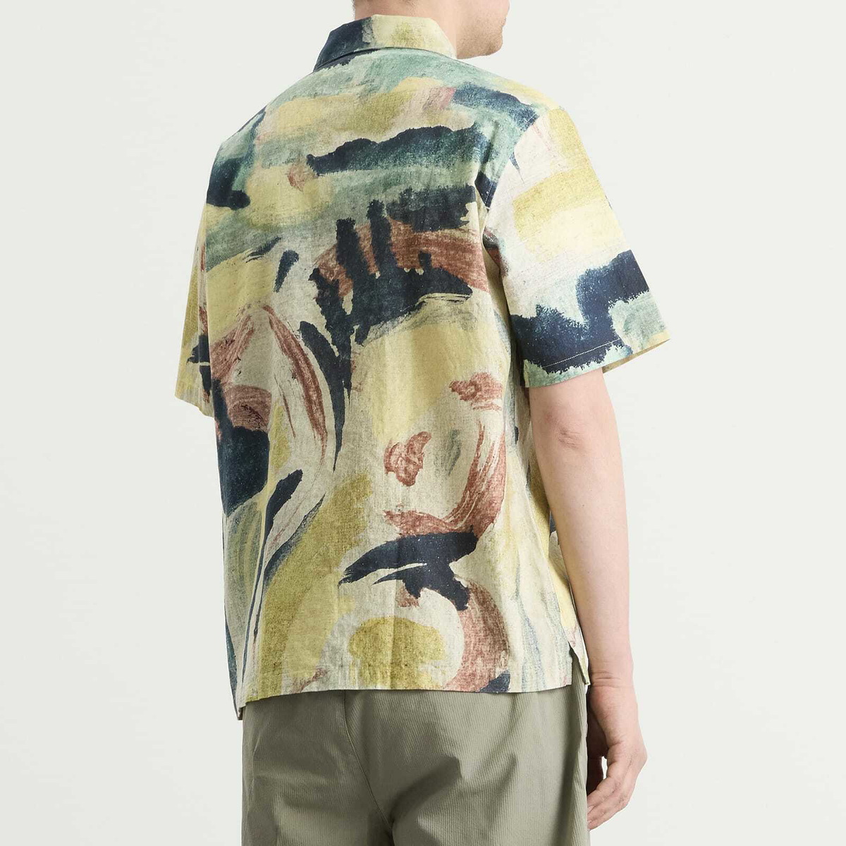 Folk Men's Gabe Short Sleeve Shirt in Paradiso Print