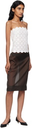 St. Agni White Doily Top