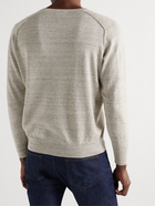 Peter Millar - Port Saddle Linen and Merino Wool-Blend Sweater - Gray