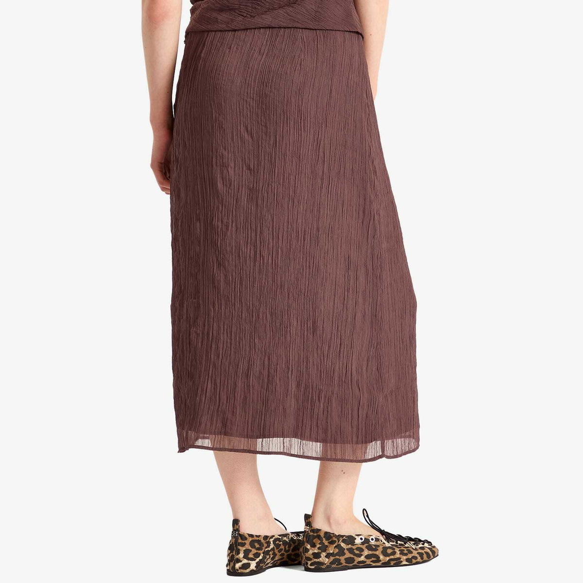 Samsøe Samsøe Women's Savira Midi Skirt in Raisin