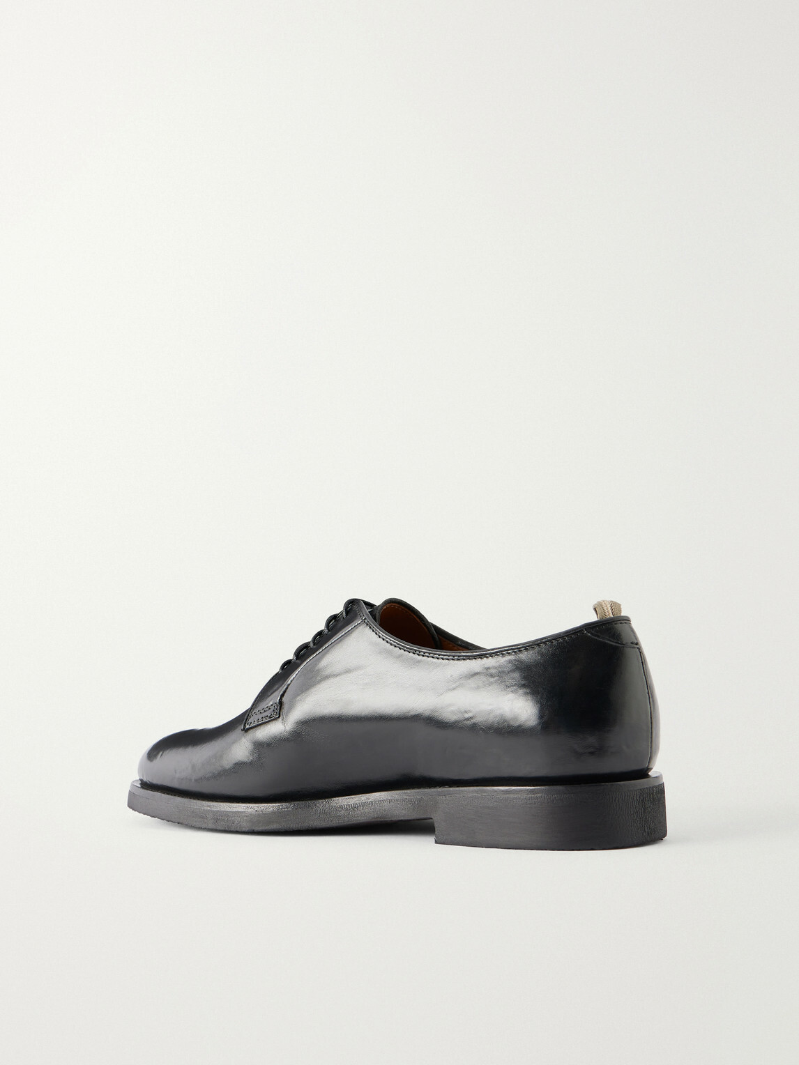 Officine Creative - Bariton Flexi 001 Leather Derby Shoes - Black