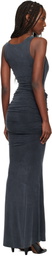 Vivienne Westwood Gray Liz Jersey Maxi Dress