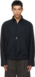 NULLUS Navy Harrington Jacket