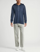 120% Lino Mens T-shirt in Navy