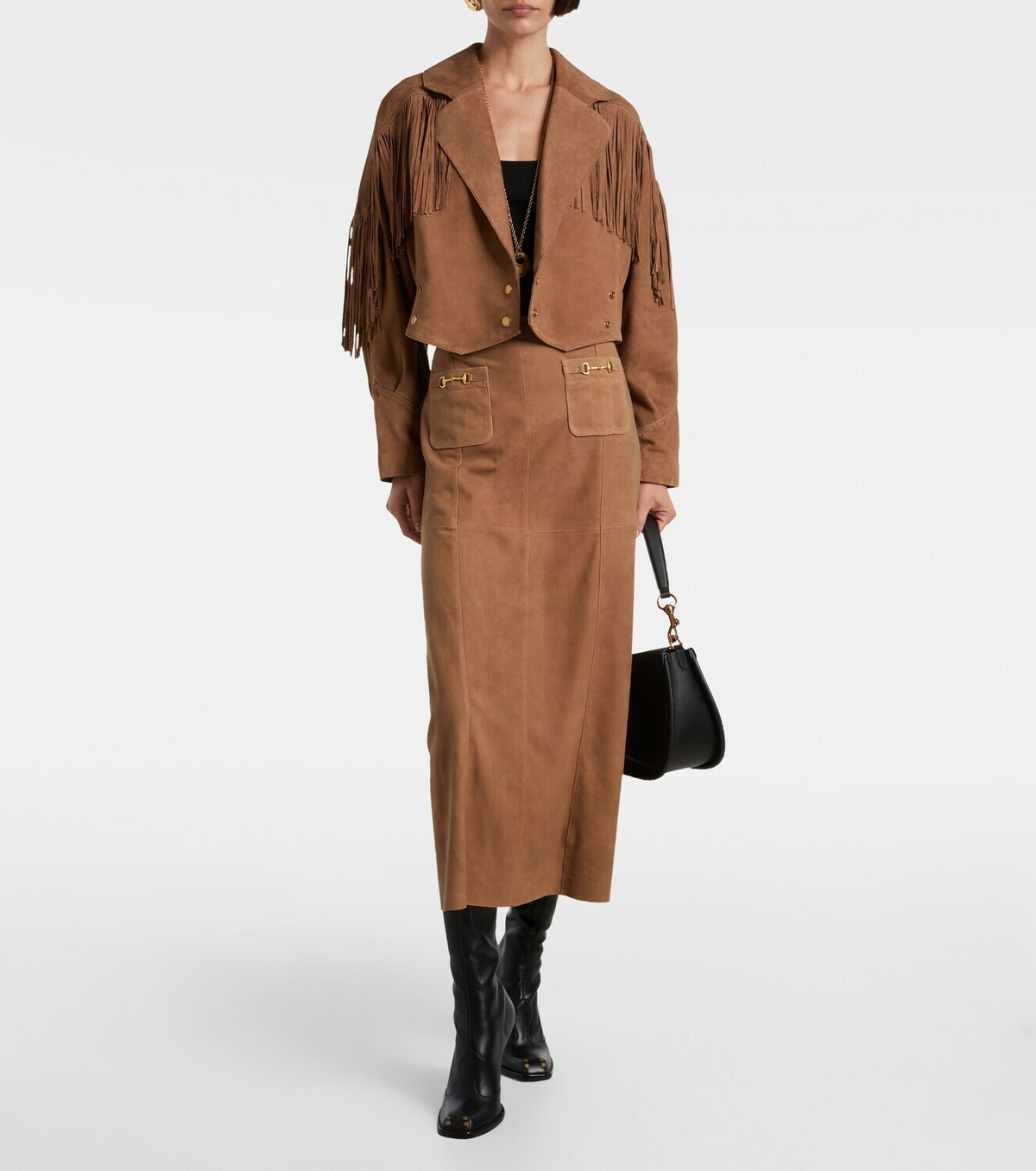 Rixo Darragh suede jacket