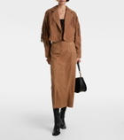 Rixo Darragh suede jacket