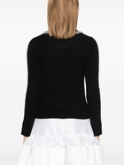 ERMANNO - Wool Blend Embroidered Cardigan