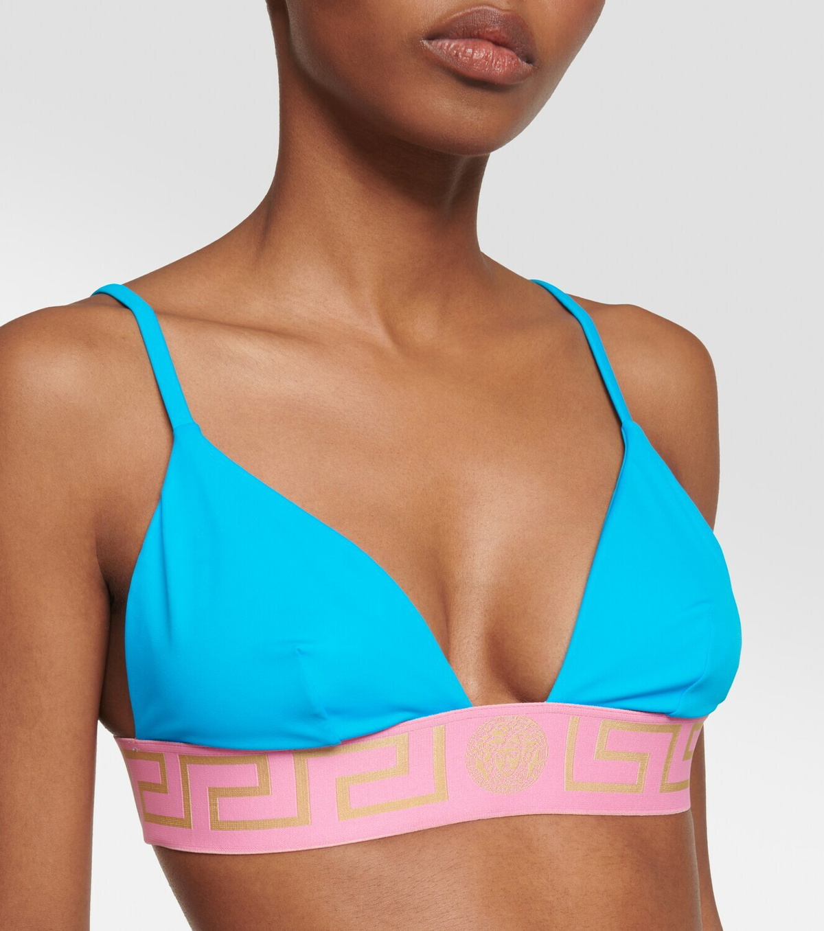 Versace Greca Border bikini top