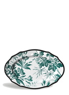 Herbarium Oval Tray in Green