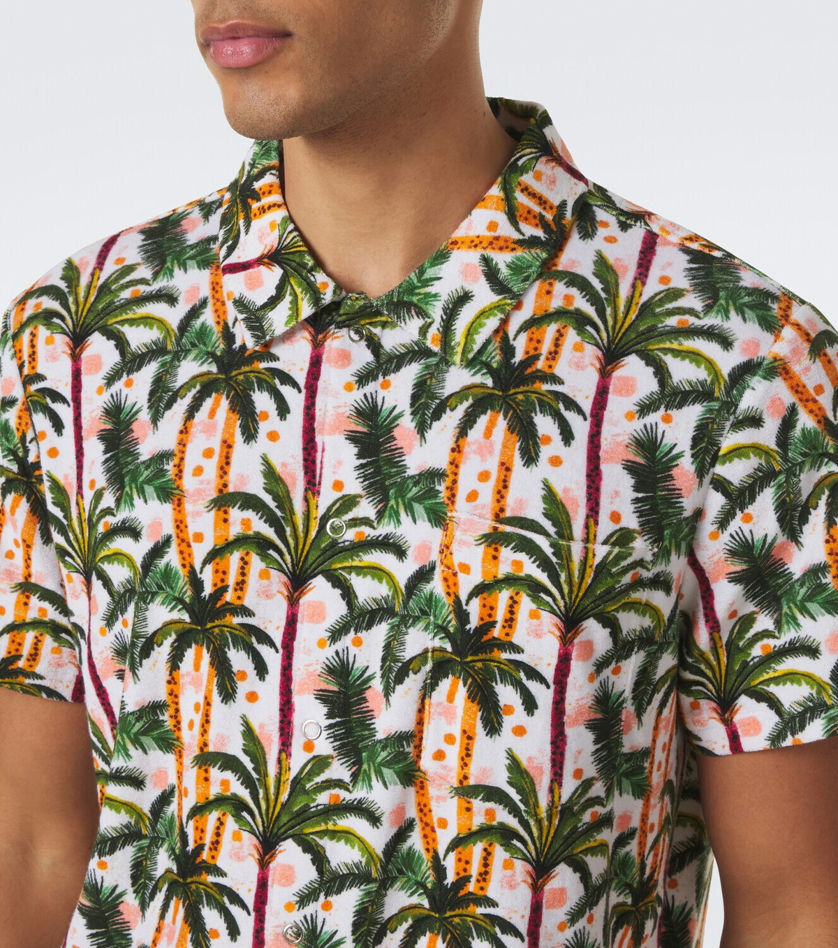 Vilebrequin Charli printed cotton-blend terry shirt