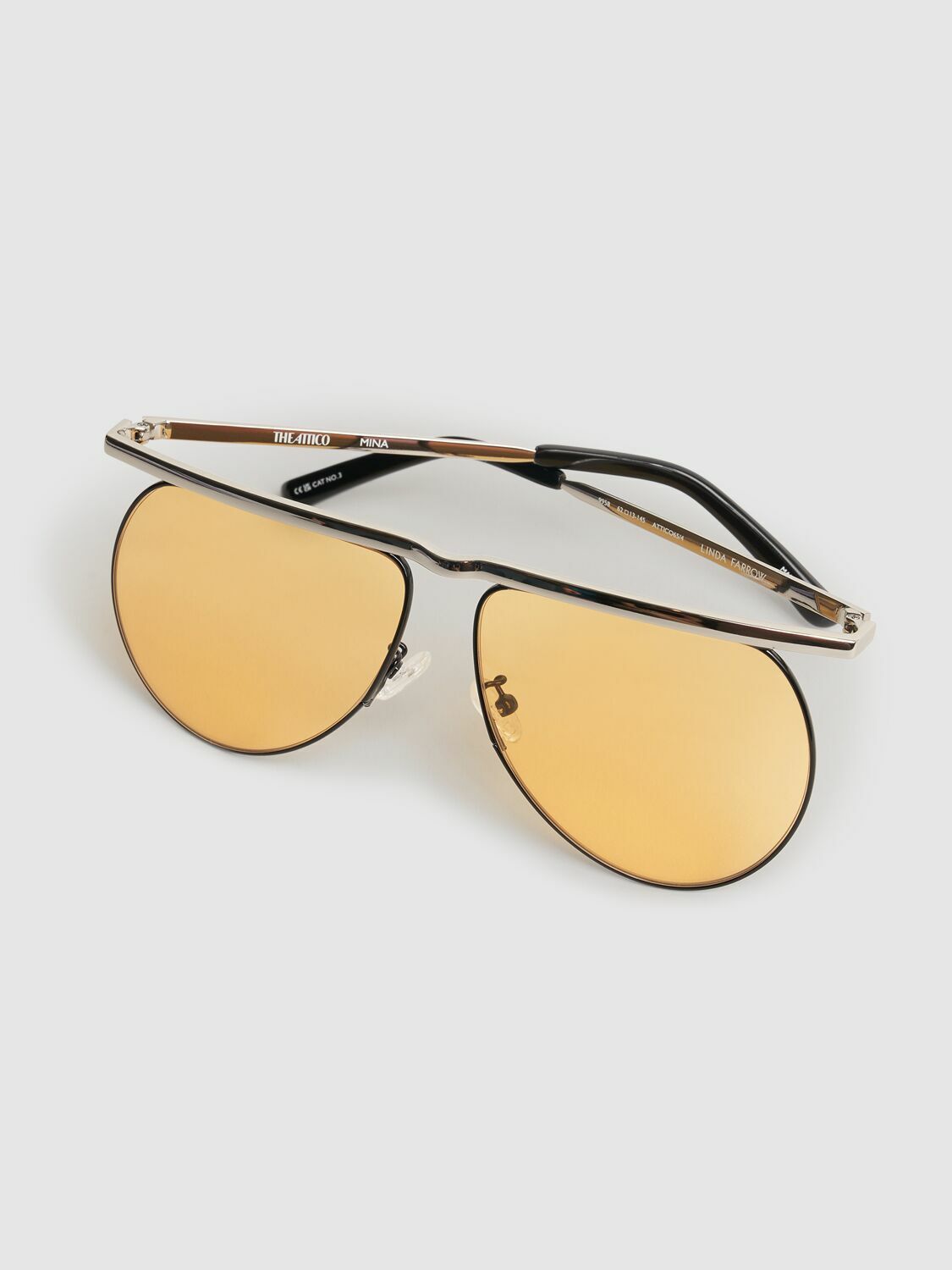 サングラス The Attico Sunglasses THE ATTICO Slim Metal Sunglasses The Attico