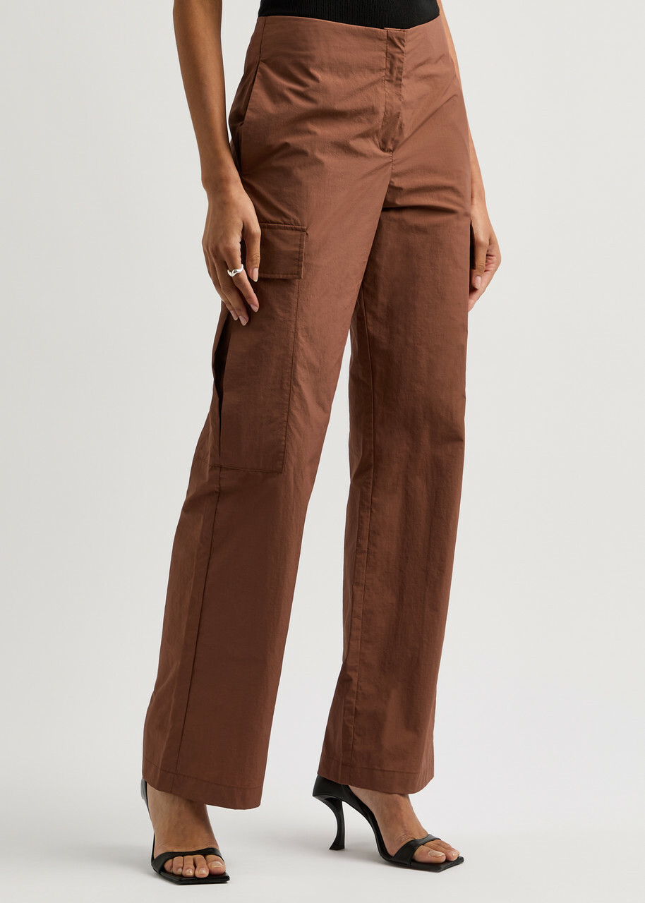 Paris Georgia Elliot Layered Shell Trousers Terracotta