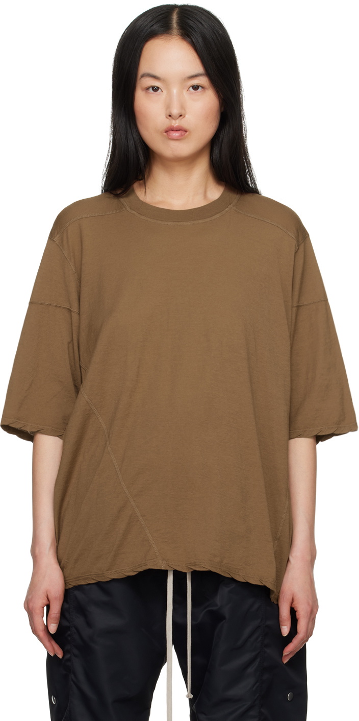 Rick Owens Drkshdw Walrus T Cotton Gauze Jersey Tees 600063484gry
