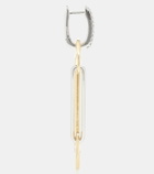 Eéra Chiara Big 18kt gold single earring with diamonds
