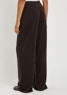 Guest In Residence Everywear Wide-leg Cashmere Trousers Black