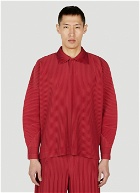 Homme Plissé Issey Miyake - Polo Shirt in Red