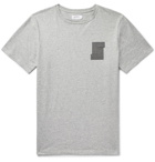 Saturdays NYC - Printed Mélange Cotton-Jersey T-Shirt - Men - Gray