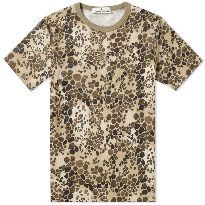 Photo: Stone Island Alligator Camo Tee