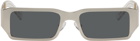 A BETTER FEELING Silver Pollux Sunglasses