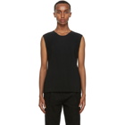 Homme Plisse Issey Miyake Black Pleated Tank Top