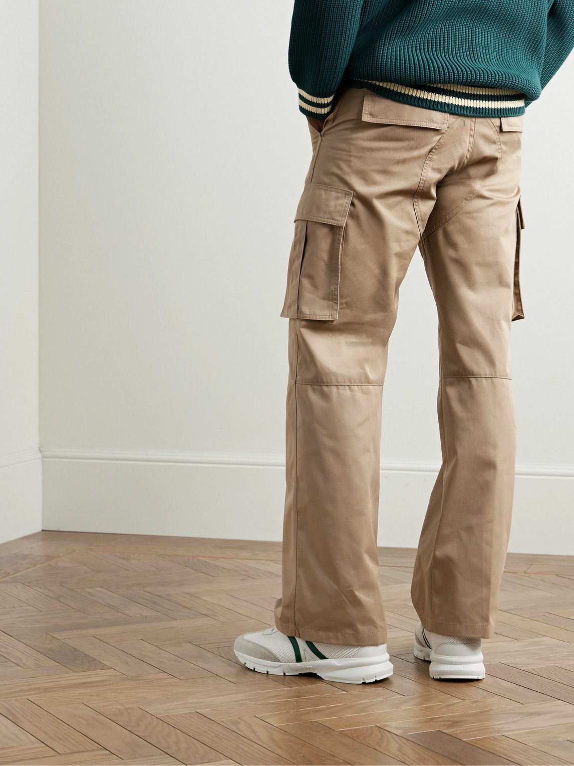 CELINE - Straight-Leg Twill Cargo Trousers - Neutrals