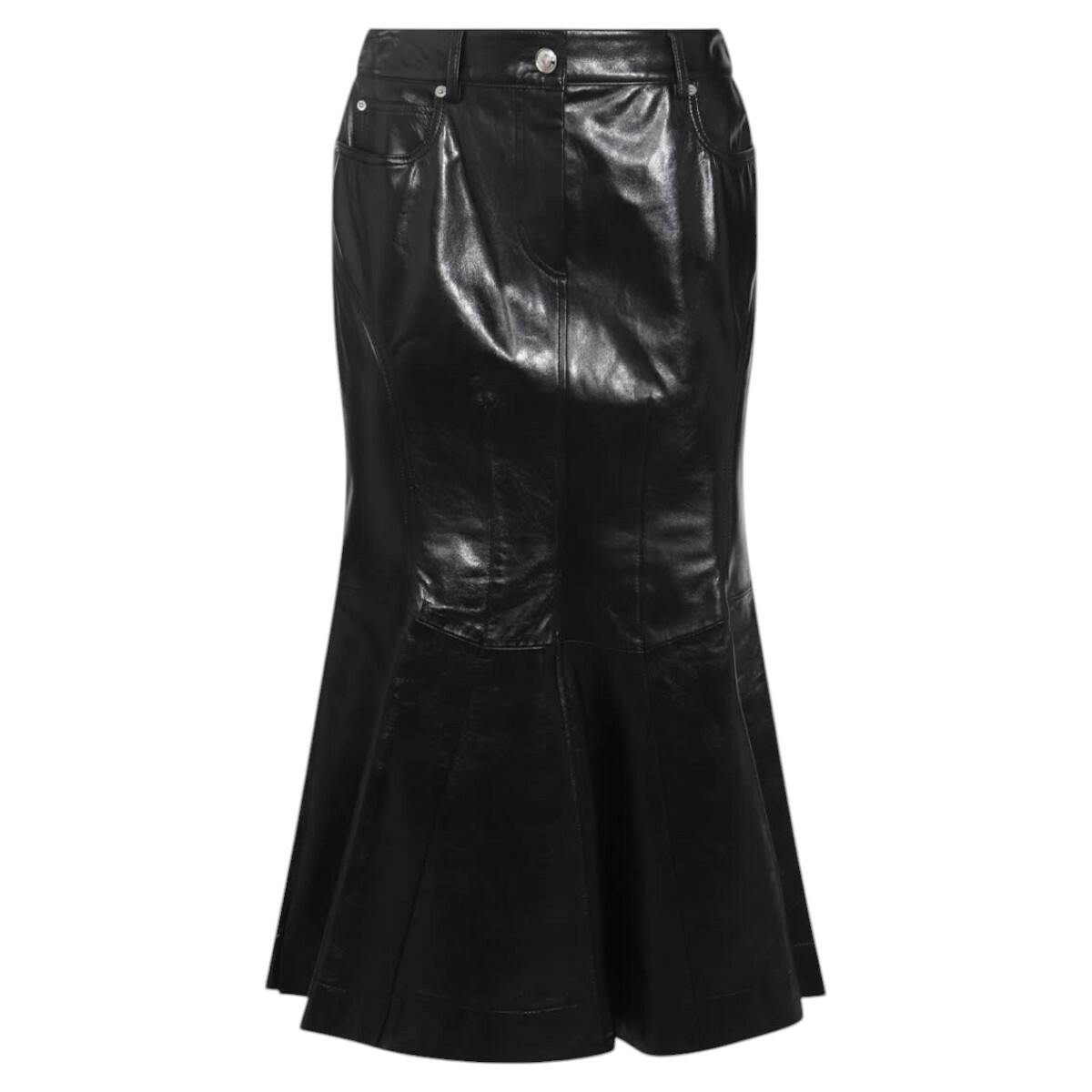 Baviera Pleated Skirt in Grey Sportmax