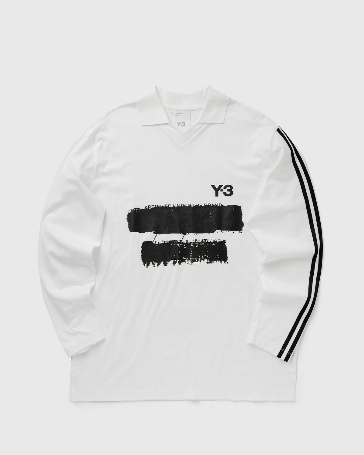 Y-3 GFX LOGO LS TEE White Mens Longsleefe Y-3