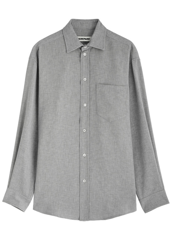 Photo: Darkpark Anne Woven Shirt Light Grey
