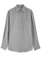 Darkpark Anne Woven Shirt Light Grey