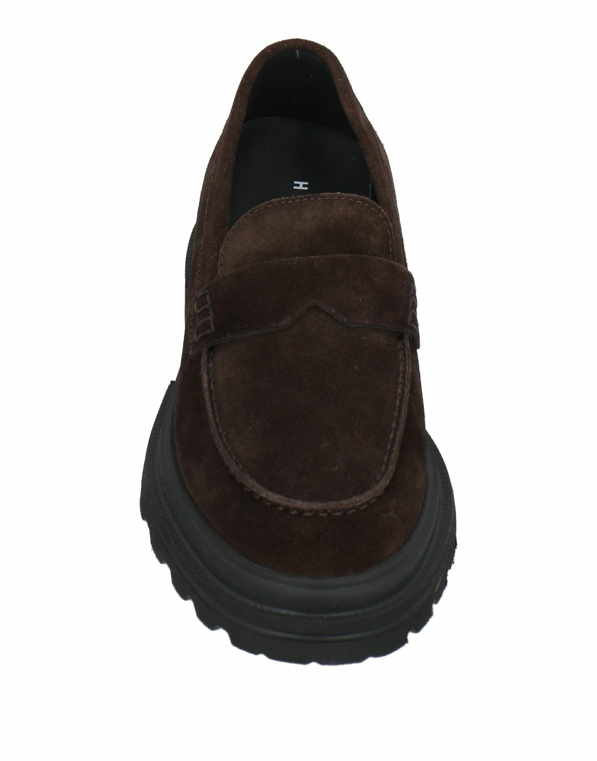 Hogan Womens Loafers Dark in Brown