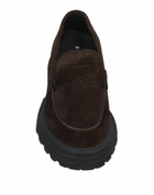Hogan Womens Loafers Dark in Brown