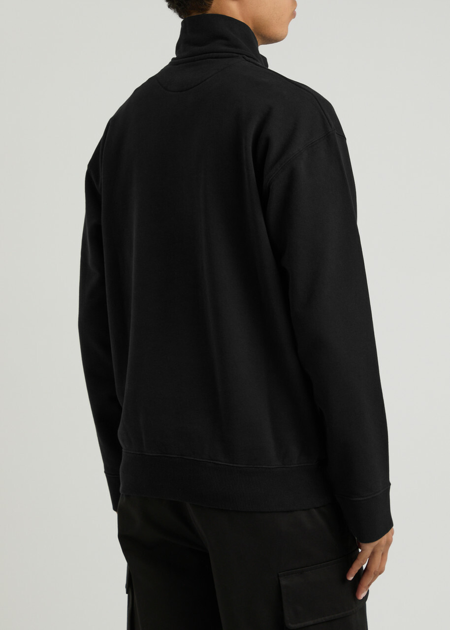 JW Anderson Half-zip Cotton Sweatshirt Black