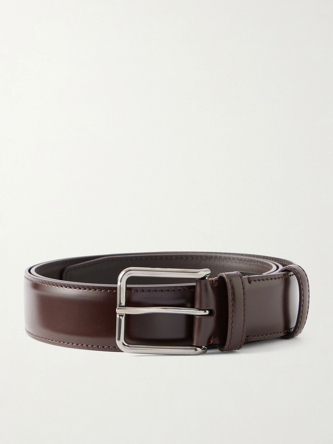 Loro Piana - 3.2cm Monterey Leather Belt - Brown