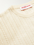 Orlebar Brown - Walden Cable-Knit Merino Wool Sweater - Neutrals