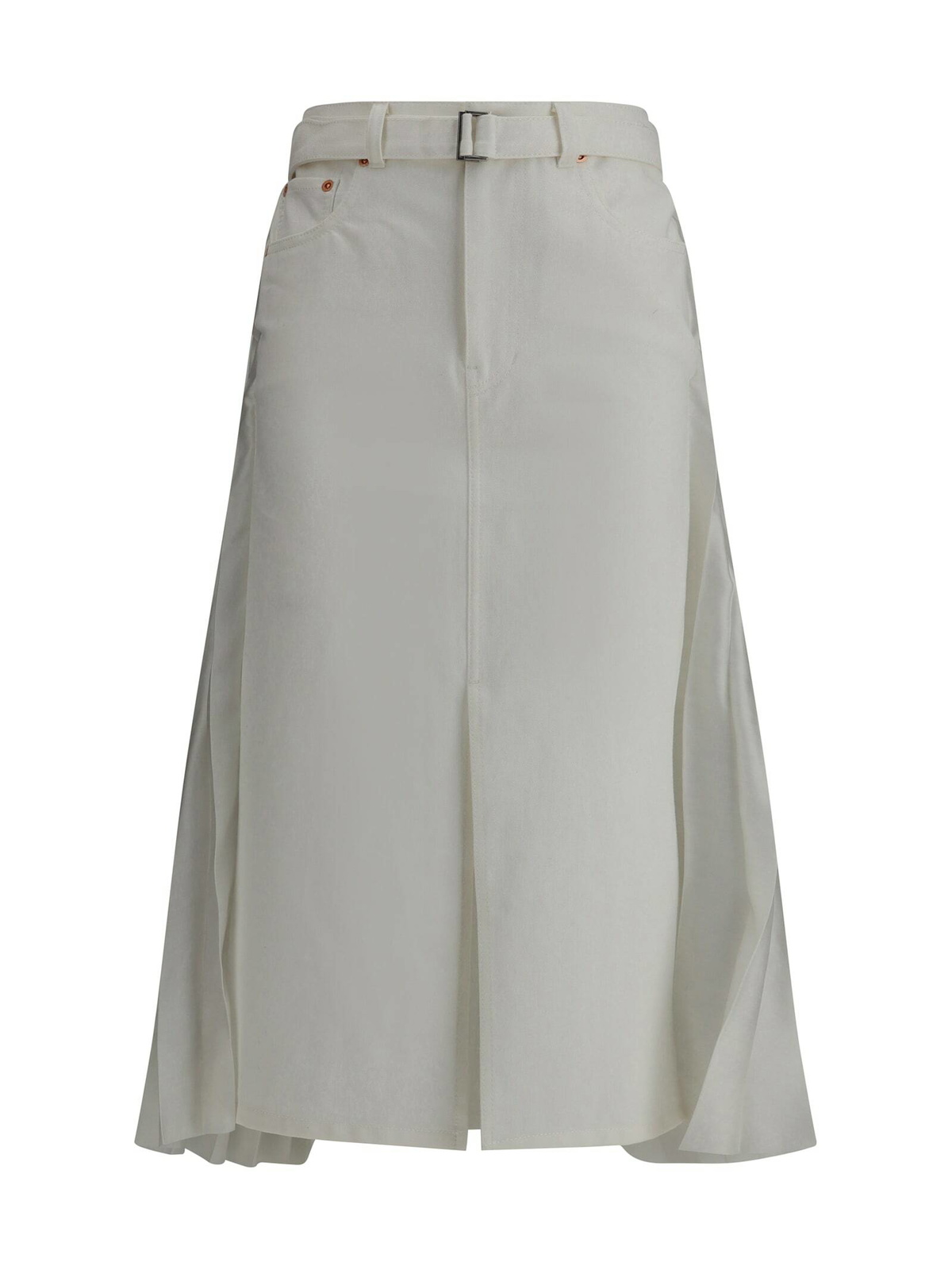 sacai Beige Carhartt WIP Edition Midi Skirt Sacai