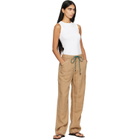rag & bone Tan Atlas Linen Lounge Pants