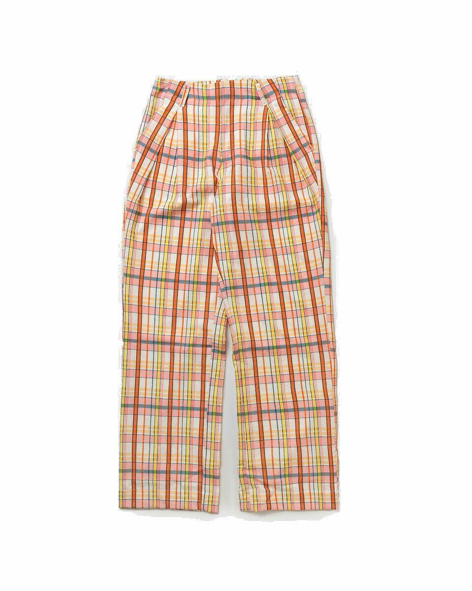 Photo: Melody Ehsani Claudia Plaid Relaxed Trouser Multi - Womens - Casual Pants