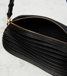 Loewe - Bracelet pleated leather shoulder bag