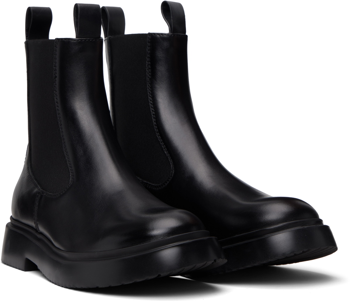 Proenza Schouler Black Bank Chelsea Boots