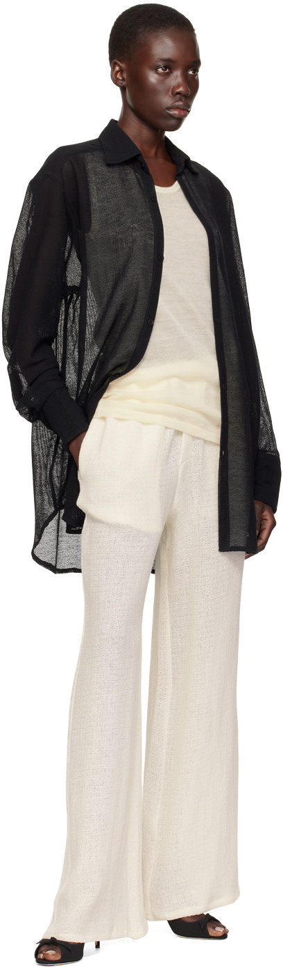Ludovic de Saint Sernin Black Button Shirt