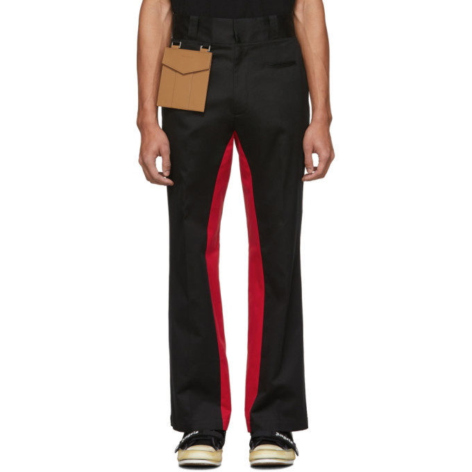 Photo: Palm Angels Black and Red Pocket Trousers