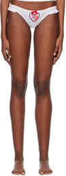 Fruity Booty SSENSE Exclusive 3-Pack White Sweet Heart Thong