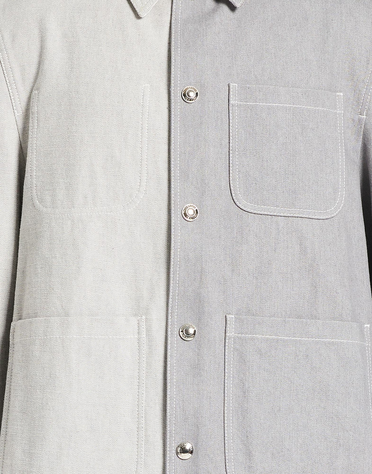 Thom Browne Mens Denim outerwear in Grey