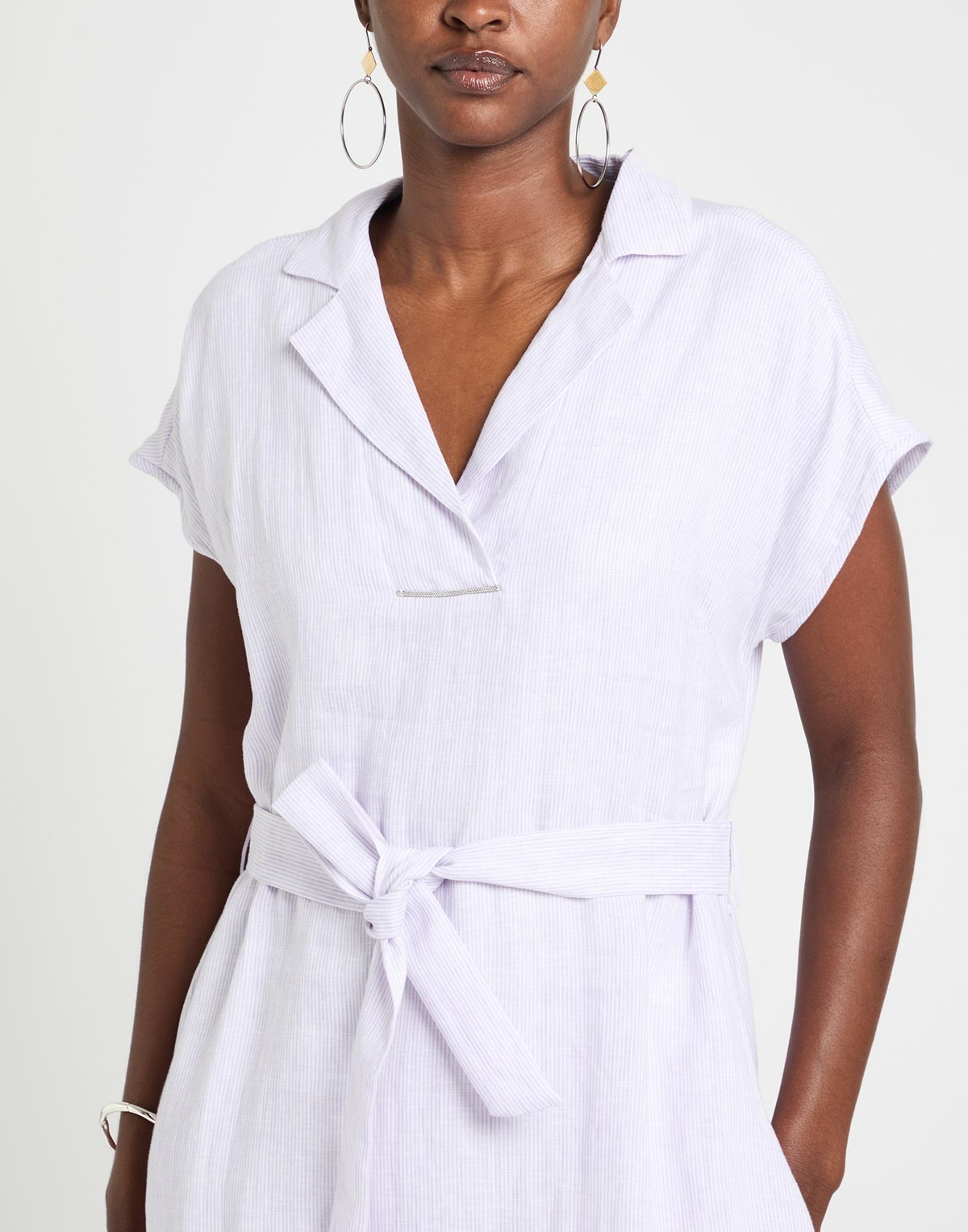 Peserico Womens Midi dress Mauve
