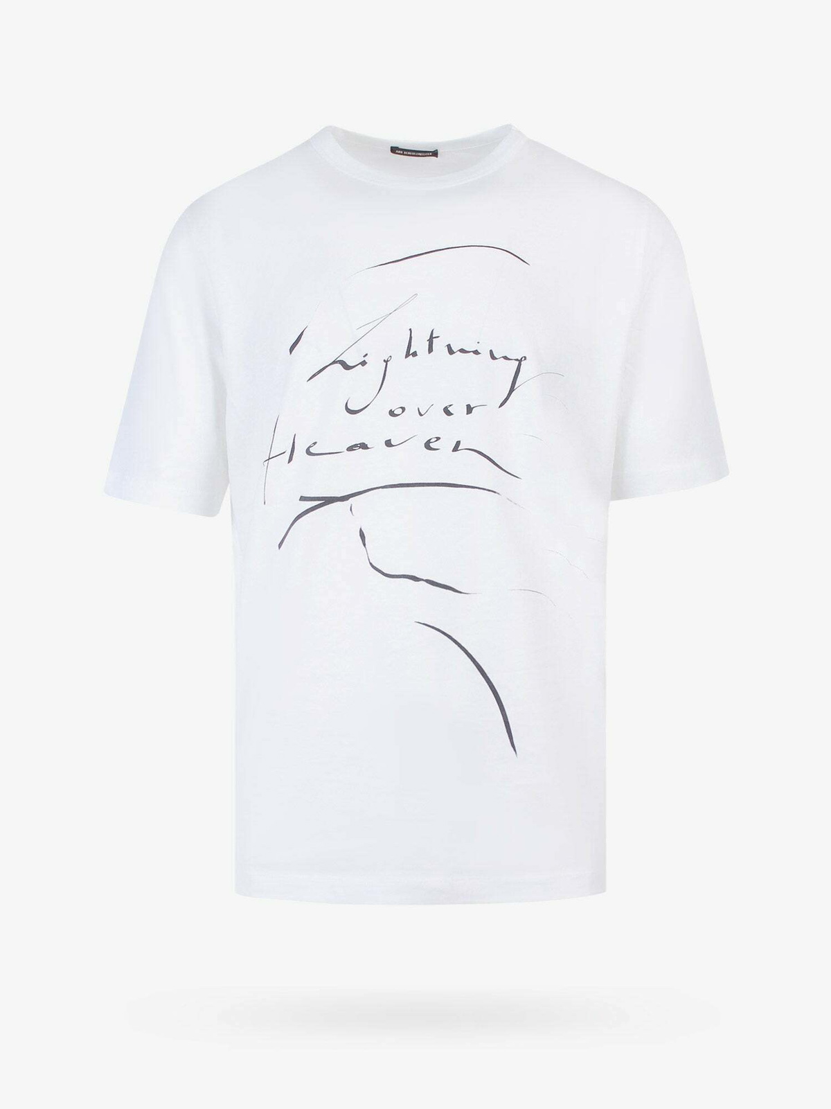 Ann Demeulemeester T Shirt White Mens Ann Demeulemeester