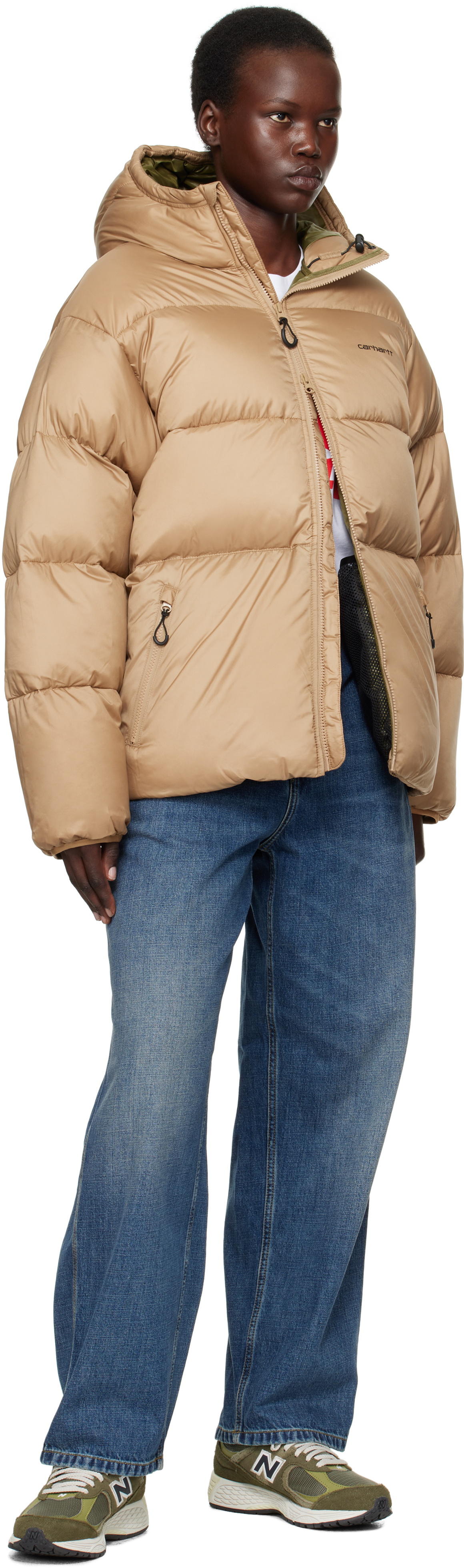 Carhartt Work In Progress Tan Toronto Puffer Jacket
