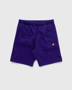 Carhartt Wip Chase Sweat Short Purple - Mens - Sport & Team Shorts