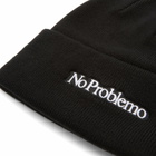 No Problemo Men's Mini Problemo Beanie in Black 