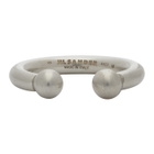 Jil Sander Silver Classic 4 Ring